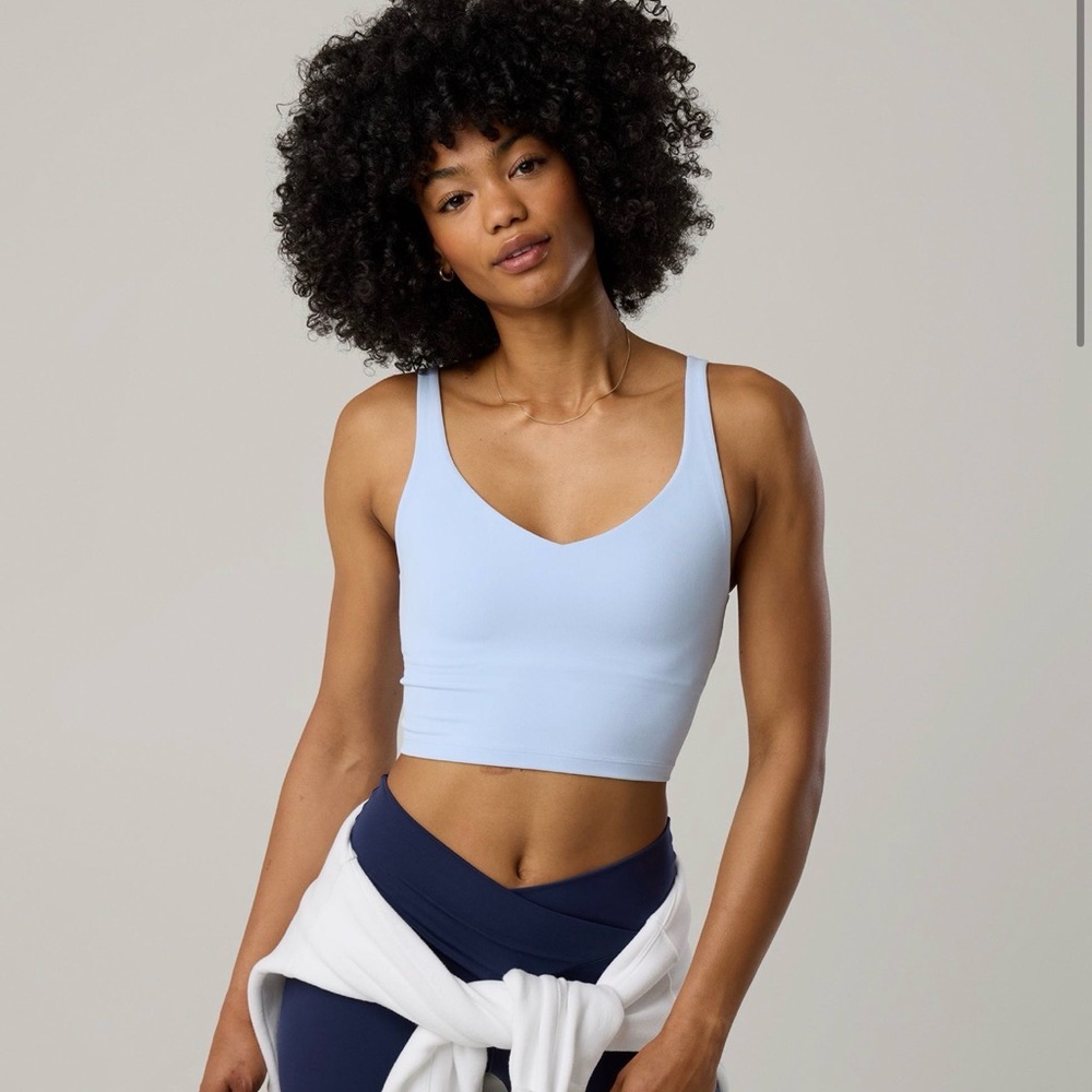 Aerie real me low key longline sports bra